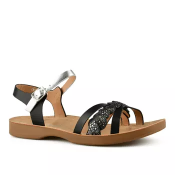 Женские повседневные босоножки черные Tendenz