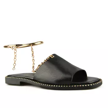 Женские повседневные босоножки черные Tendenz