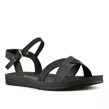 Женские повседневные босоножки черные Tendenz