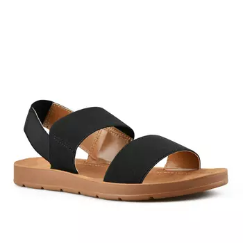 Женские повседневные босоножки черные Tendenz