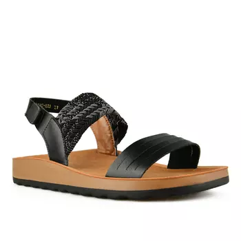 Женские повседневные босоножки черные Tendenz