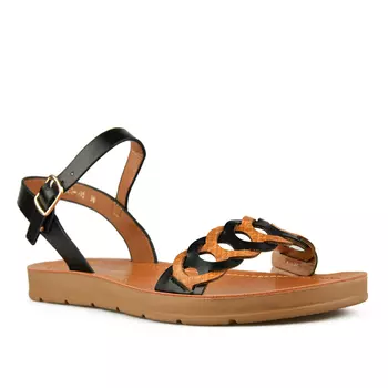 Женские повседневные босоножки черные Tendenz