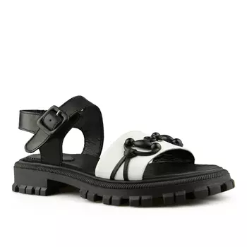 Женские повседневные босоножки черные Tendenz