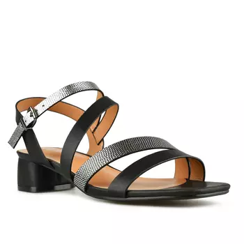 Женские повседневные босоножки черные Tendenz