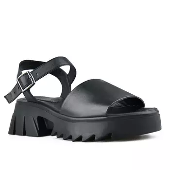 Женские повседневные босоножки черные Tendenz