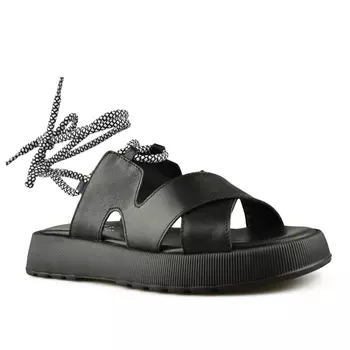 Женские повседневные босоножки черные Tendenz