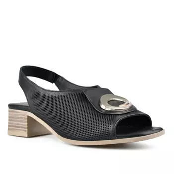 Женские повседневные босоножки черные Tendenz