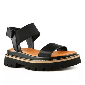 Женские повседневные босоножки черные Tendenz