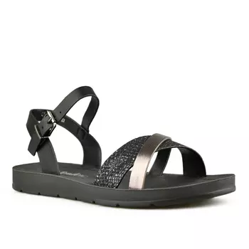 Женские повседневные босоножки черные Tendenz