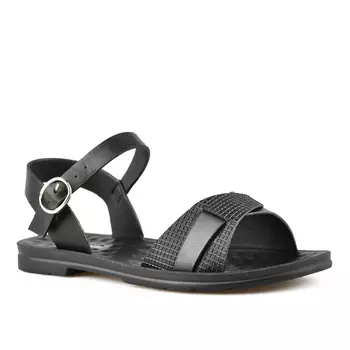 Женские повседневные босоножки черные Tendenz