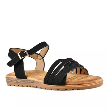 Женские повседневные босоножки черные Tendenz