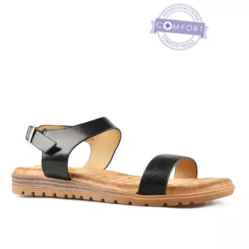 Женские повседневные босоножки черные Tendenz