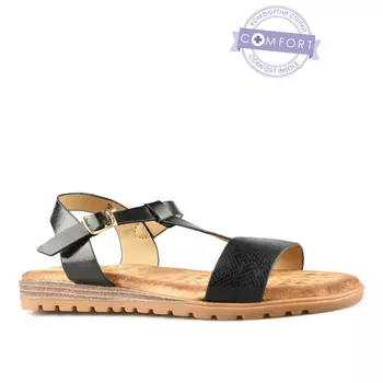 Женские повседневные босоножки черные Tendenz