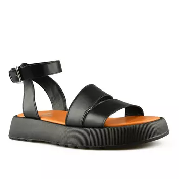 Женские повседневные босоножки черные Tendenz