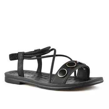 Женские повседневные босоножки черные Tendenz