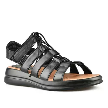 Женские повседневные босоножки черные Tendenz