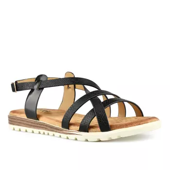 Женские повседневные босоножки черные Tendenz