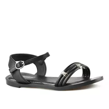 Женские повседневные босоножки черные Tendenz