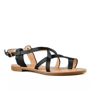 Женские повседневные босоножки черные Tendenz