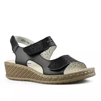 Женские повседневные босоножки черные Tendenz