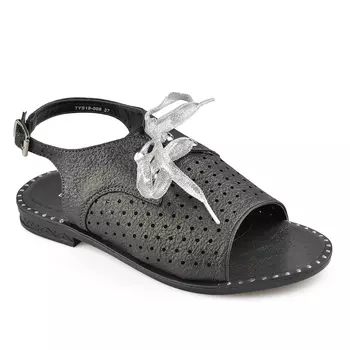 Женские повседневные босоножки черные Tendenz