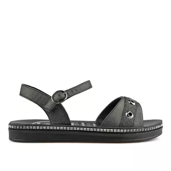 Женские повседневные босоножки черные Tendenz