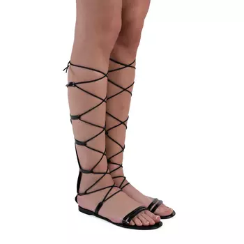 Женские повседневные босоножки черные Tendenz