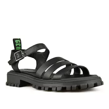 Женские повседневные босоножки черные Tendenz