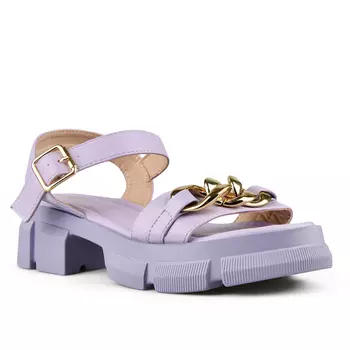 Женские повседневные босоножки фиолетового цвета Tendenz