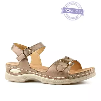 Женские повседневные босоножки коричневого цвета Tendenz