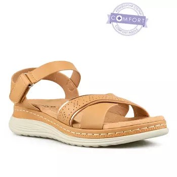 Женские повседневные босоножки коричневого цвета Tendenz