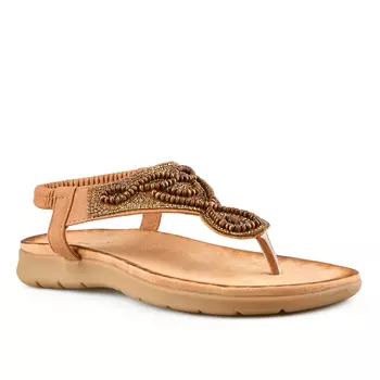 Женские повседневные босоножки коричневого цвета Tendenz