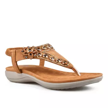 Женские повседневные босоножки коричневого цвета Tendenz