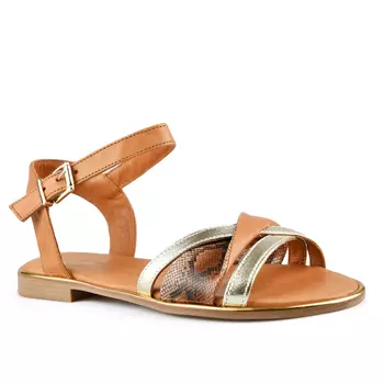 Женские повседневные босоножки коричневого цвета Tendenz