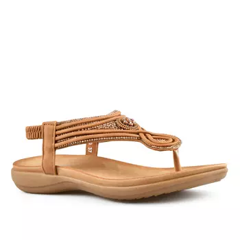 Женские повседневные босоножки коричневого цвета Tendenz