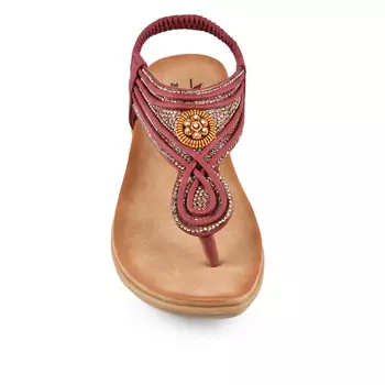 Женские повседневные босоножки красные Tendenz