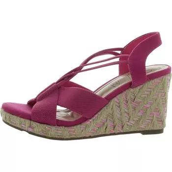 Женские повседневные босоножки на танкетке с круглым носком Teshia Impo, цвет pop pink