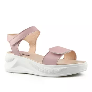 Женские повседневные босоножки розовые на платформе Tendenz