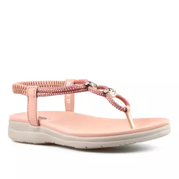 Женские повседневные босоножки розовые Tendenz