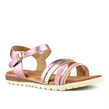 Женские повседневные босоножки розовые Tendenz