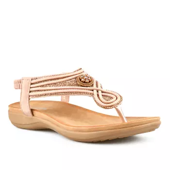Женские повседневные босоножки розовые Tendenz