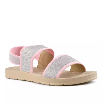 Женские повседневные босоножки серебристого цвета Tendenz