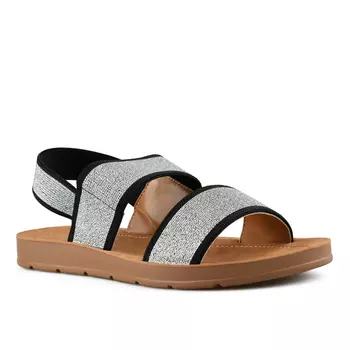 Женские повседневные босоножки серебристого цвета Tendenz