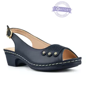 Женские повседневные босоножки синие Tendenz