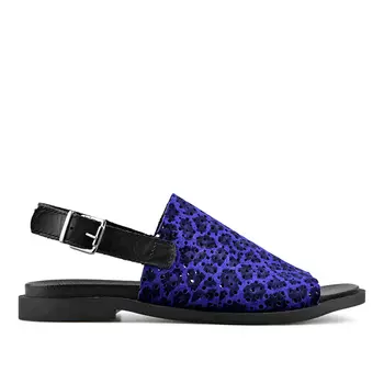 Женские повседневные босоножки синие Tendenz