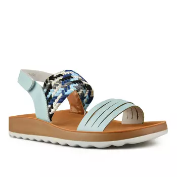 Женские повседневные босоножки синие Tendenz