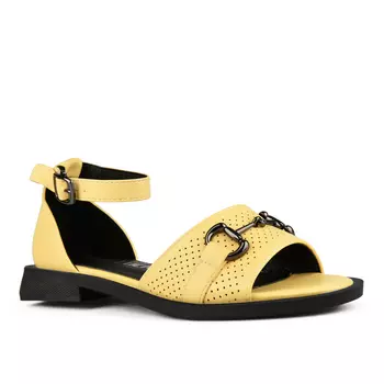 Женские повседневные босоножки желтые Tendenz