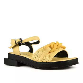 Женские повседневные босоножки желтые Tendenz