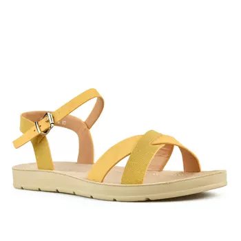 Женские повседневные босоножки желтые Tendenz