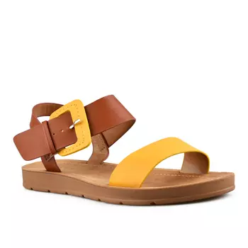 Женские повседневные босоножки желтые Tendenz